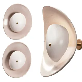 Set of free form wall sconces by elsa foulon